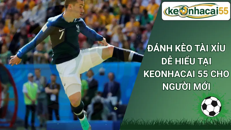 Đánh kèo tài xỉu dễ hiểu tại keonhacai 55 cho người mới