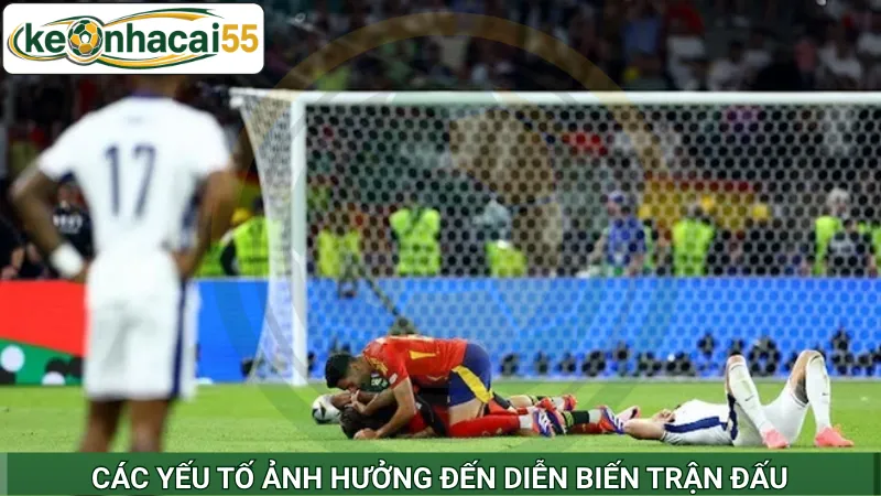 Các yếu tố ảnh hưởng đến diễn biến trận đấu
