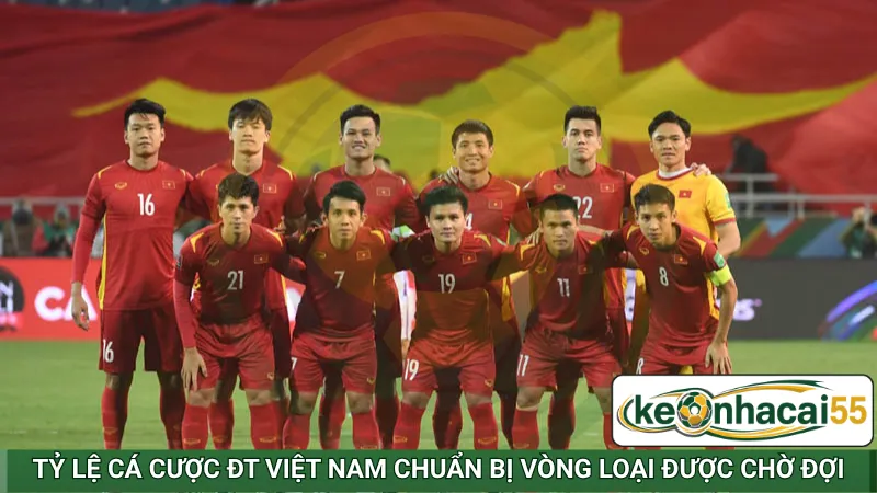 Tỷ lệ cá cược ĐT Việt Nam chuẩn bị vòng loại được chờ đợi